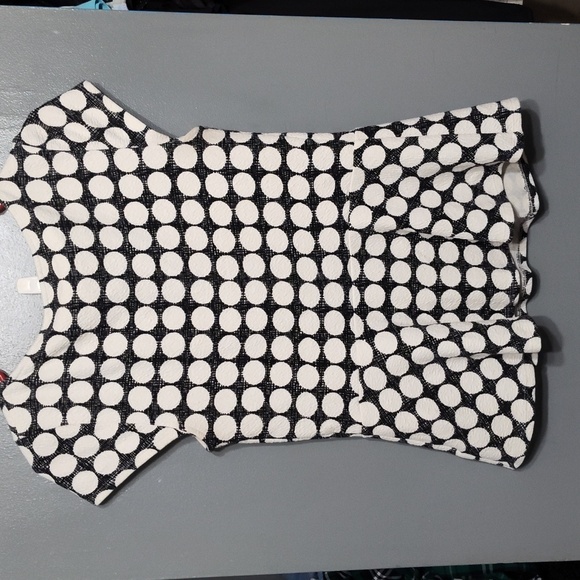 Anthropologie Postage Stamp blouse top small polka dots - Picture 2 of 6